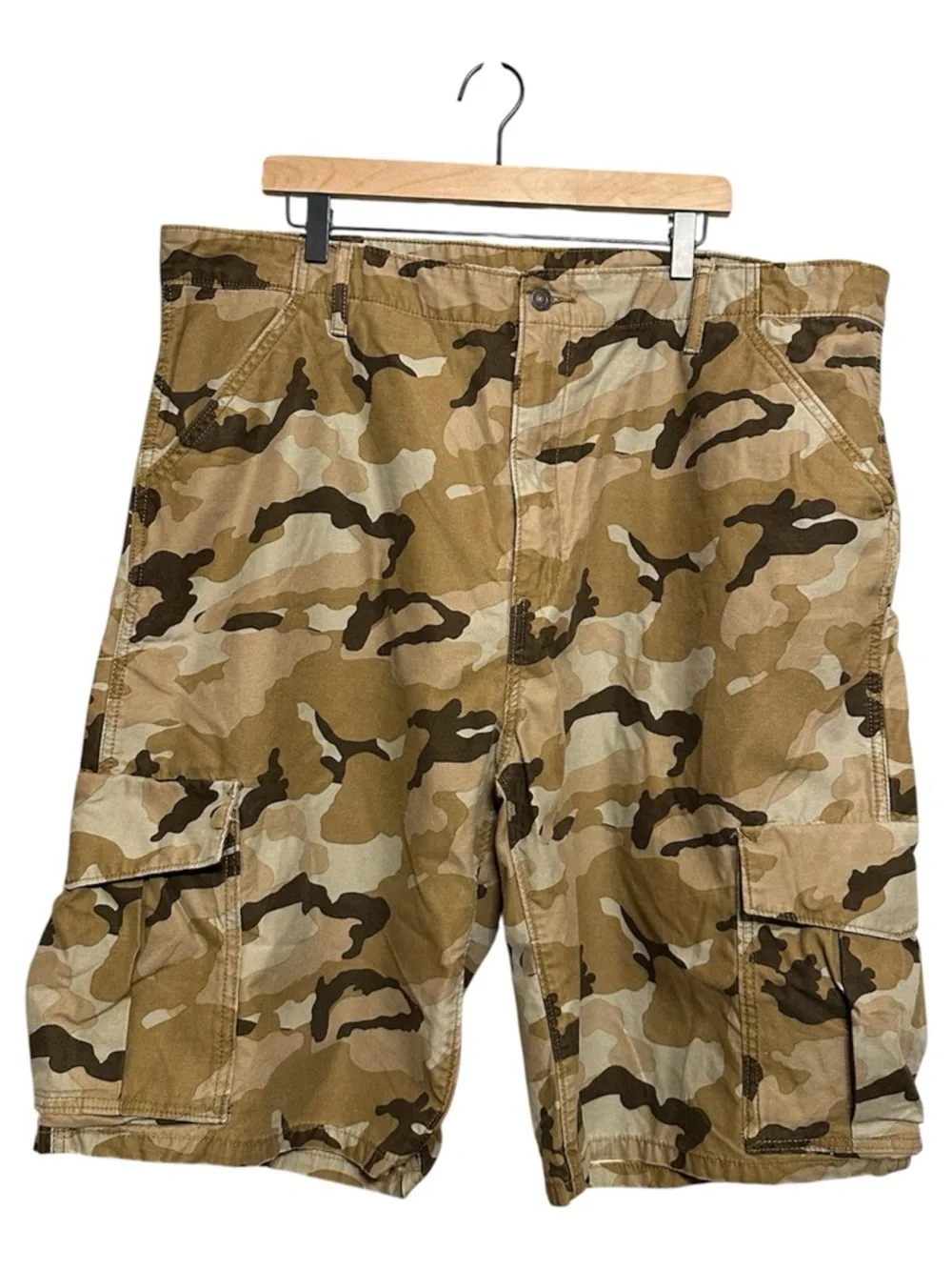 Levi’s Men’s Camo Cargo Shorts Size 42 Camouflage Cotton Utility Casual
